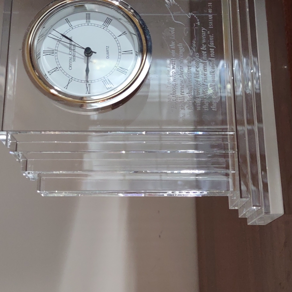 Crystal clock - Picture 4 of 6